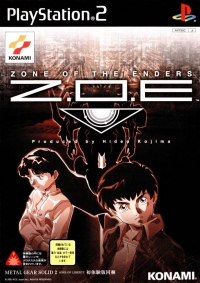 Z.O.E.: Zone of the Enders (SLPM-65019) Box Art