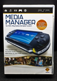 Media Manager with 6 foot USB Cable Box Art