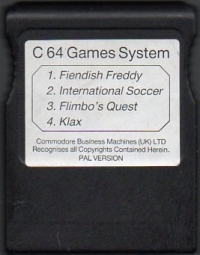 C64 Games System Box Art