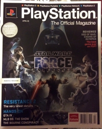 PlayStation: The Official Magazine April 08 Box Art