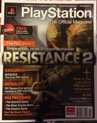 PlayStation: The Official Magazine November 08 Box Art