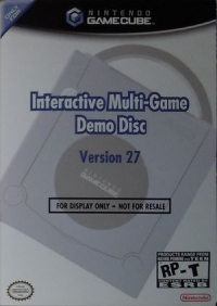 Interactive Multi-Game Demo Disc Version 27 Box Art