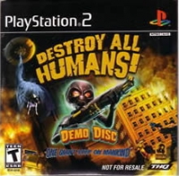 Destroy All Humans! Demo Disc Box Art