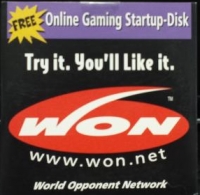 Won Online Gaming Startup-Disk Box Art