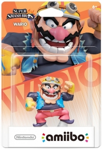Super Smash Bros. - Wario (gray Nintendo logo) Box Art