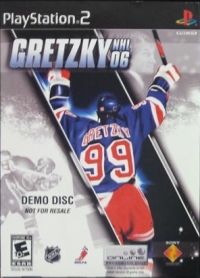 Gretzky NHL 06 Demo Disc Box Art