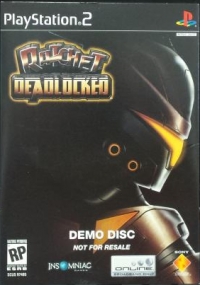 Ratchet: Deadlocked Demo Disc Box Art