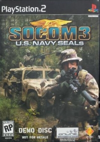 SOCOM 3: U.S. Navy Seals Demo Disc Box Art
