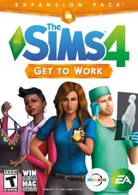 Sims 4, The: Get to Work Box Art