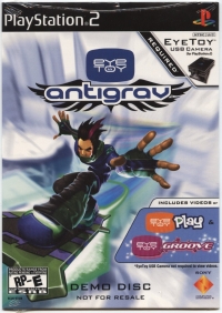 EyeToy: AntiGrav Demo Disc Box Art