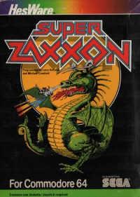 Super Zaxxon (disk) Box Art