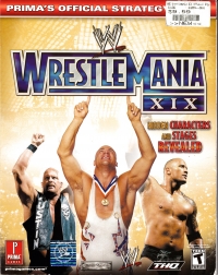 WWE Wrestlemania XIX - Prima's Official Strategy Guide Box Art
