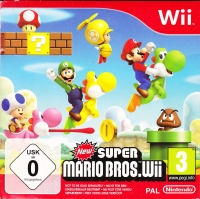 New Super Mario Bros. Wii (Not to be Sold Separately) Box Art