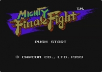 Mighty Final Fight Box Art