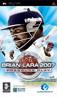 Brian Lara 2007: Pressure Play Box Art