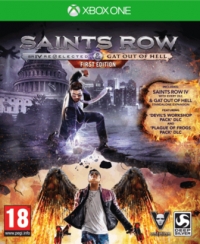 Saints Row IV: Re-elected & Saints Row: Gat Out Of Hell - First Edition Box Art