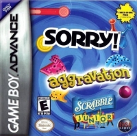 Sorry! / Aggravation / Scrabble Junior Box Art
