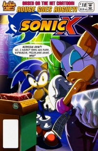 Sonic X #18 Box Art