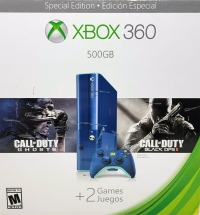 Microsoft Xbox 360 E 500GB - Call of Duty: Ghosts / Call of Duty: Black Ops II - Special Edition Box Art