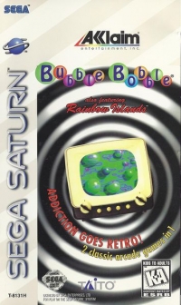 Bubble Bobble also featuring Rainbow Islands Box Art