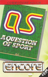 Question of Sport, A - Encore Box Art