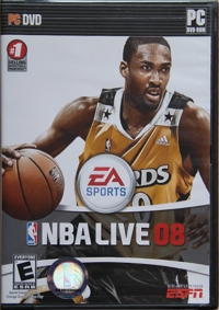 NBA Live 08 Box Art
