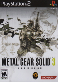 Metal Gear Solid 3 Box Art
