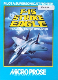 F-15 Strike Eagle (white label) Box Art