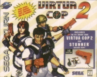 Virtua Cop 2 and Stunner Arcade Gun Box Art
