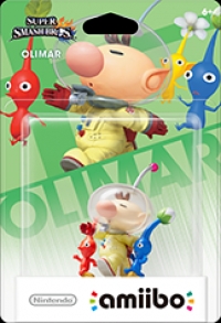 Super Smash Bros. - Olimar (gray Nintendo logo) Box Art