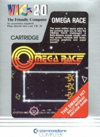 Omega Race (white label) Box Art