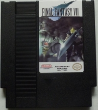 Final Fantasy VII (black cartridge) Box Art