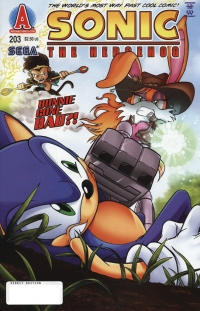 Sonic the Hedgehog #203 Box Art