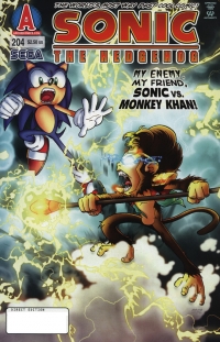 Sonic the Hedgehog #204 Box Art