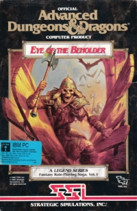 Advanced Dungeons & Dragons: Eye of the Beholder Box Art
