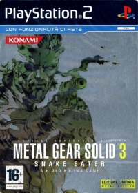 Metal Gear Solid 3: Snake Eater - Edizione Limitata Metal Edition Box Art