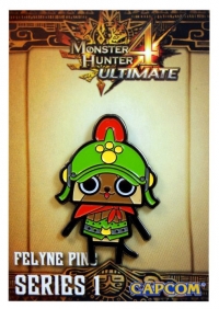 Monster Hunter 4 Collectible Pin - Felyne Box Art