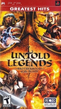 Untold Legends: Brotherhood of the Blade - Greatest Hits Box Art