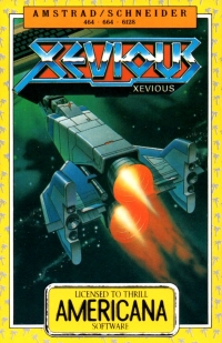 Xevious (cassette) Box Art