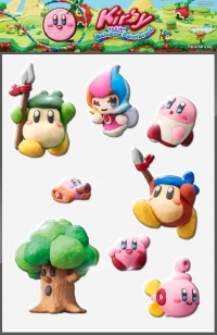 Kirby and the Rainbow Paintbrush - Pre-order bonus stickers Box Art