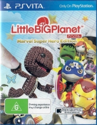 LittleBigPlanet PS Vita - Marvel Super Hero Edition Box Art