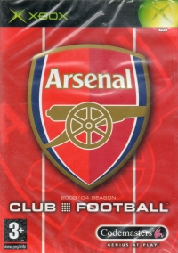 Club Football: 2003/04 Season: Arsenal Box Art