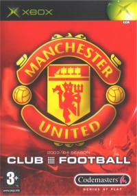 Club Football: 2003/04 Season: Manchester United Box Art