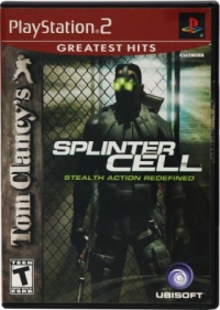 Tom Clancy's Splinter Cell - Greatest Hits Box Art