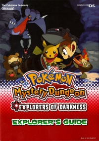 Pokémon Mystery Dungeon: Explorers of Darkness Explorer's Guide Box Art