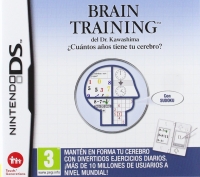 Brain Training del Dr. Kawashima ¿Cuántos años tiene tu cerebro? Box Art