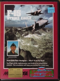 F-15 Strike Eagle (cassette) Box Art