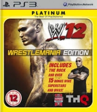 WWE '12 - Wrestlemania Edition - Platinum Box Art