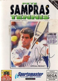 Pete Sampras Tennis Box Art