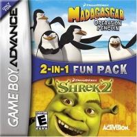 2-In-1 Fun Pack: Dreamworks Madagascar: Operation Penguin / Dreamworks Shrek 2 Box Art